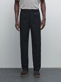 100% cotton jogger fit trousers