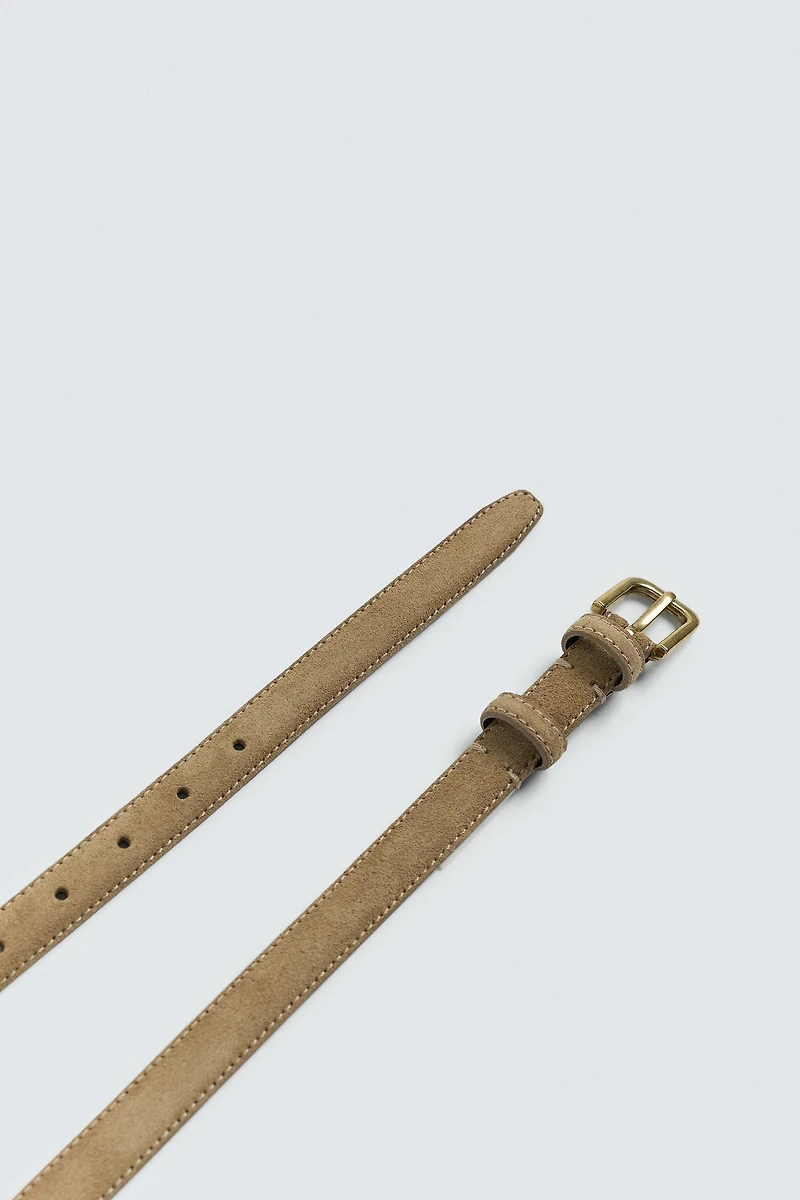 SPLIT LEATHER BELT