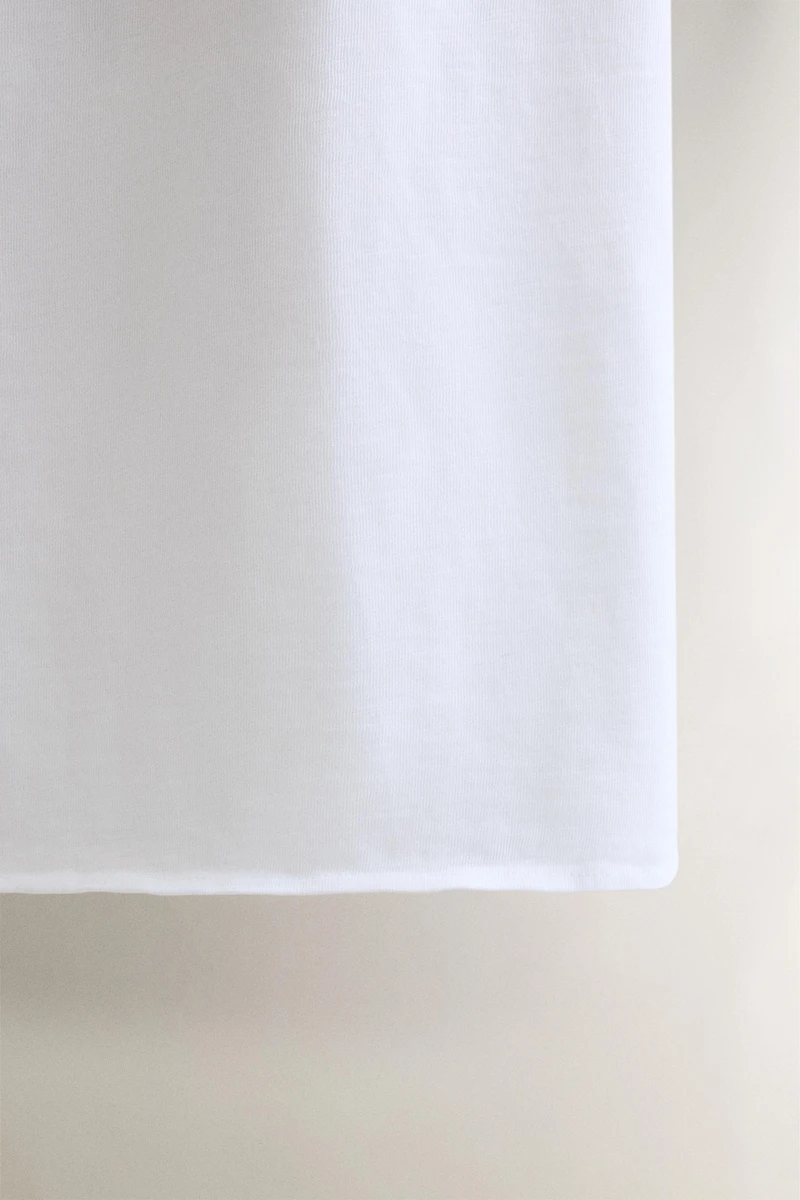 COTTON MIDI SKIRT