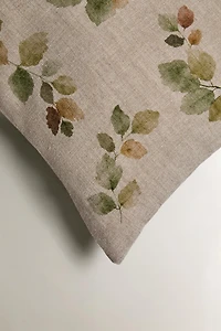 HOUSSE DE COUSSIN FEUILLES