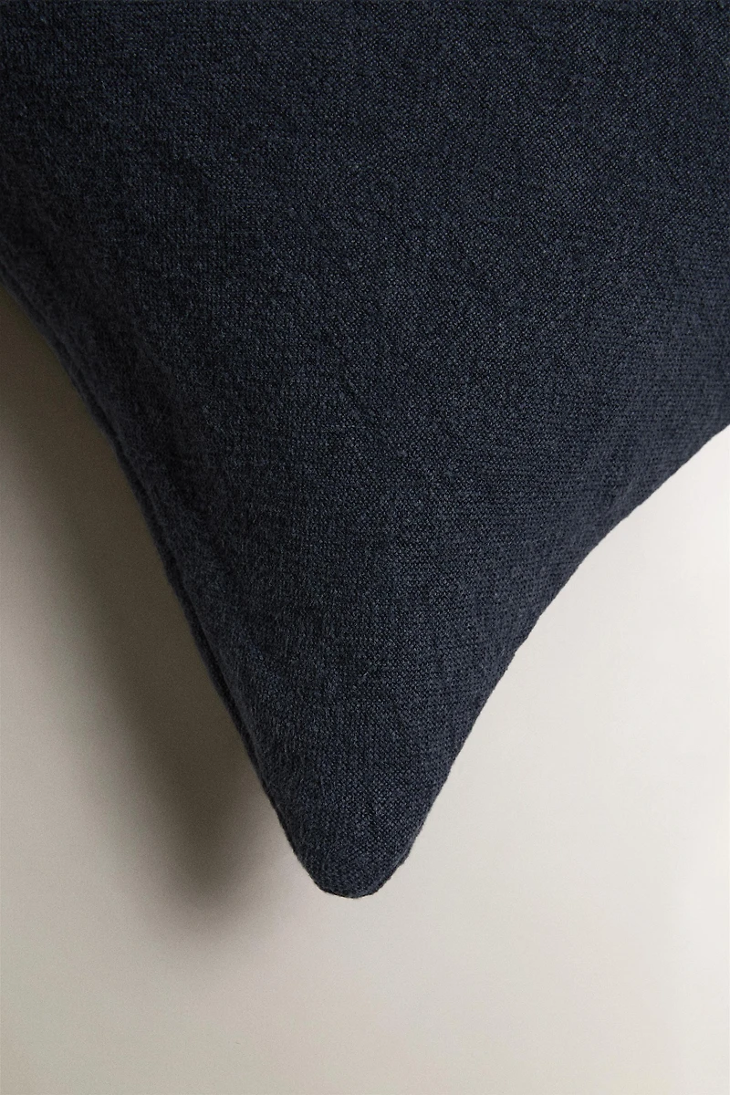FADED LINEN THROW PILLOW COVER (400 GSM)
