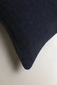 FADED LINEN THROW PILLOW COVER (400 GSM)