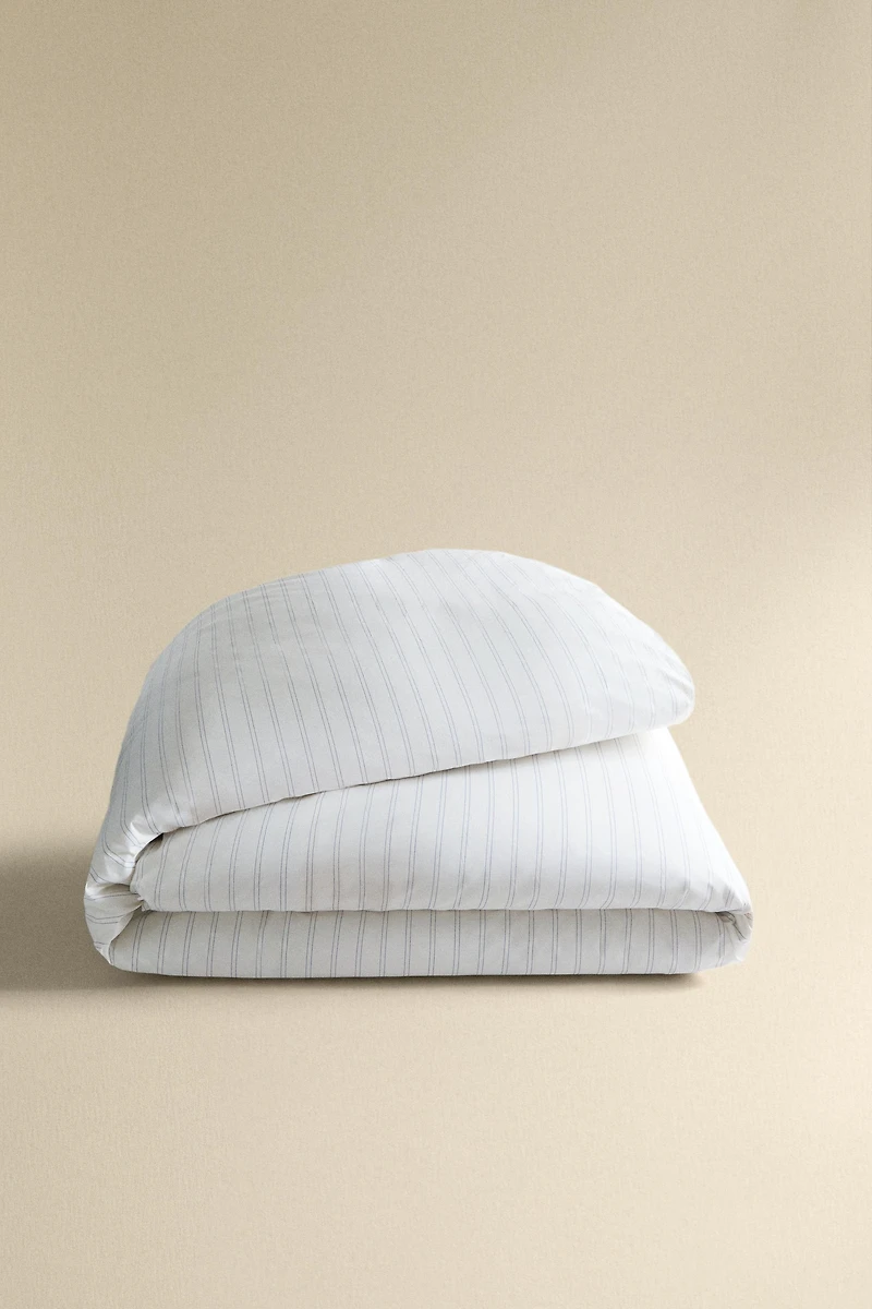 DOUBLE STRIPED COTTON DUVET COVER