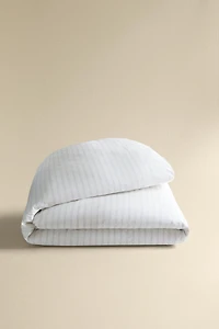 DOUBLE STRIPED COTTON DUVET COVER