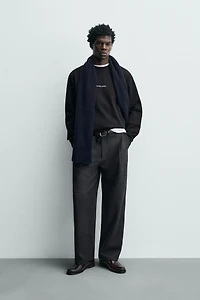 SWEATSHIRT REGULAR FIT TEXTE IMPRIMÉ