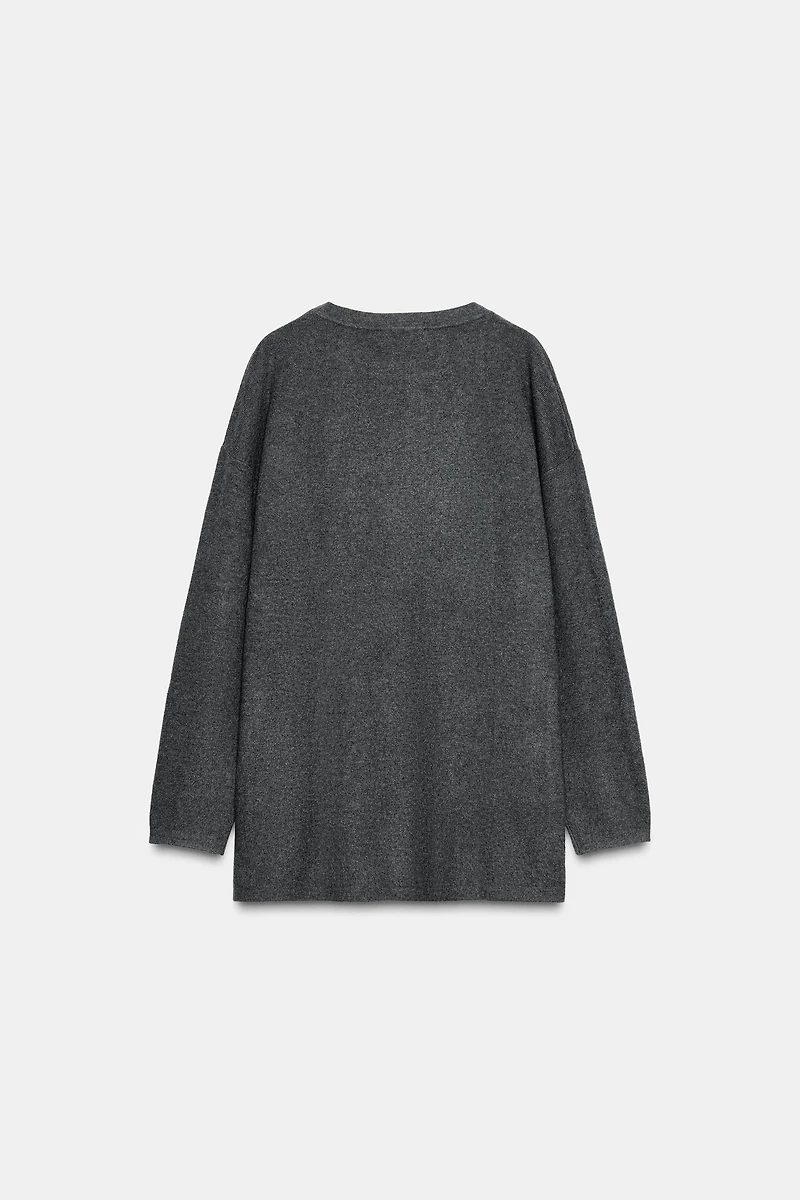 SOFT FEEL PLAIN KNIT JUMPER