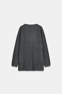 SOFT FEEL PLAIN KNIT JUMPER