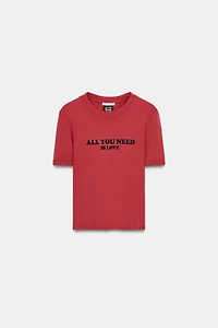 FRONT TEXT T-SHIRT