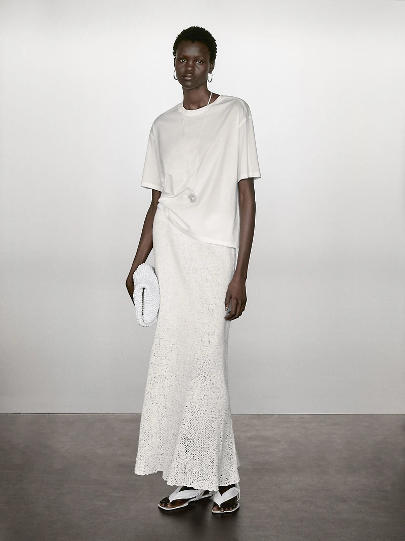 Oversize t-shirt with seam detail