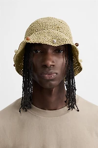 BEADED CROCHET HAT