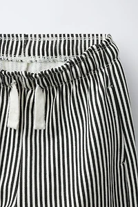STRIPED PLUSH PANTS