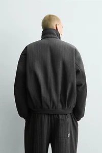 EMBROIDERED STRIPED JACKET