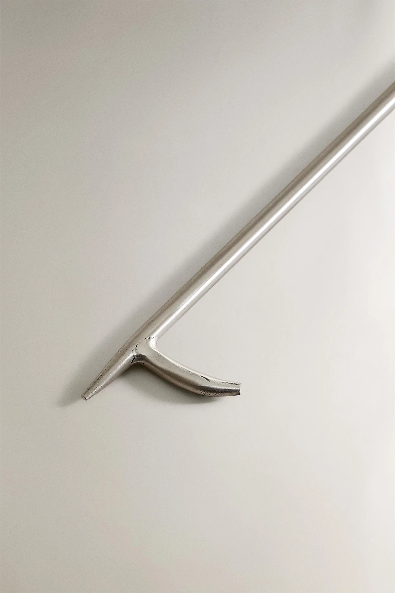 TISONNIER ACIER FEU CHEMINÉE