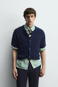 TEXTURED CARDIGAN HARRY LAMBERT FOR ZARA X DISNEY
