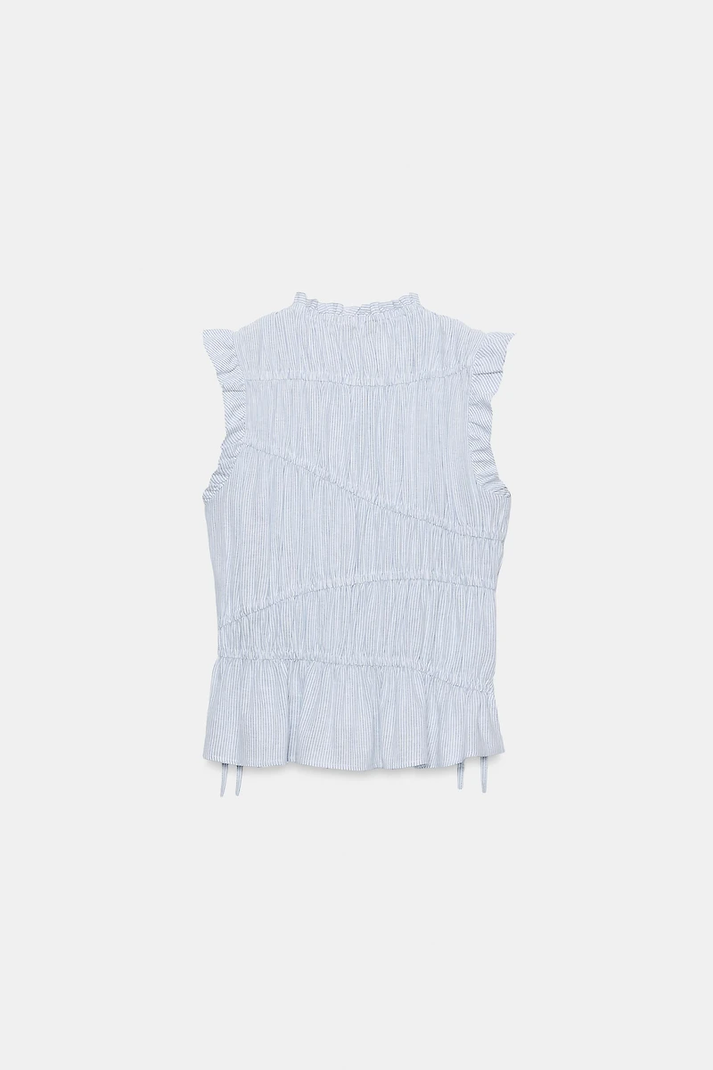 STRIPED STRETCH TOP