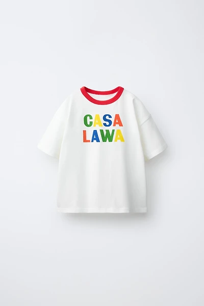 T-SHIRT IMPRIMÉ LOGO CASA LAWA X ZARA KIDS