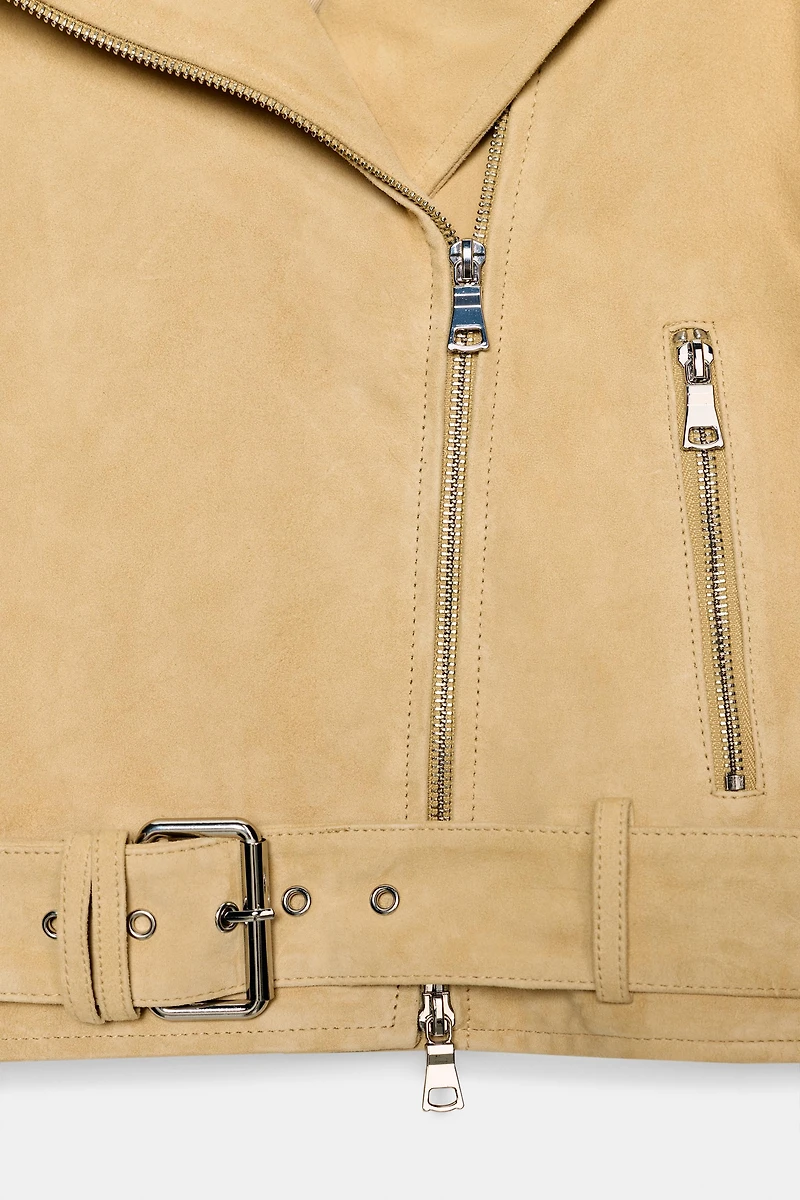 ZW COLLECTION LIMITED EDITION SUEDE LEATHER JACKET