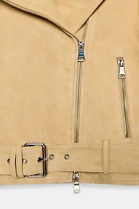 ZW COLLECTION LIMITED EDITION SUEDE LEATHER JACKET