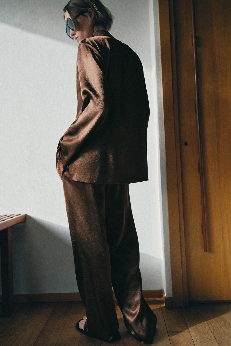 VESTE FLUIDE EFFET FROISSÉ
