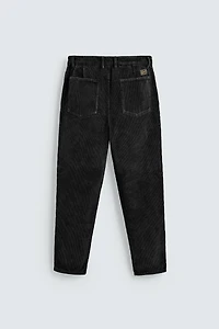 TAPERED FIT CORDUROY PANTS