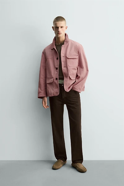 BLOUSON RELAXED FIT DÉLAVÉ