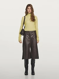 Knit 100% wool mock turtleneck sweater - STUDIO