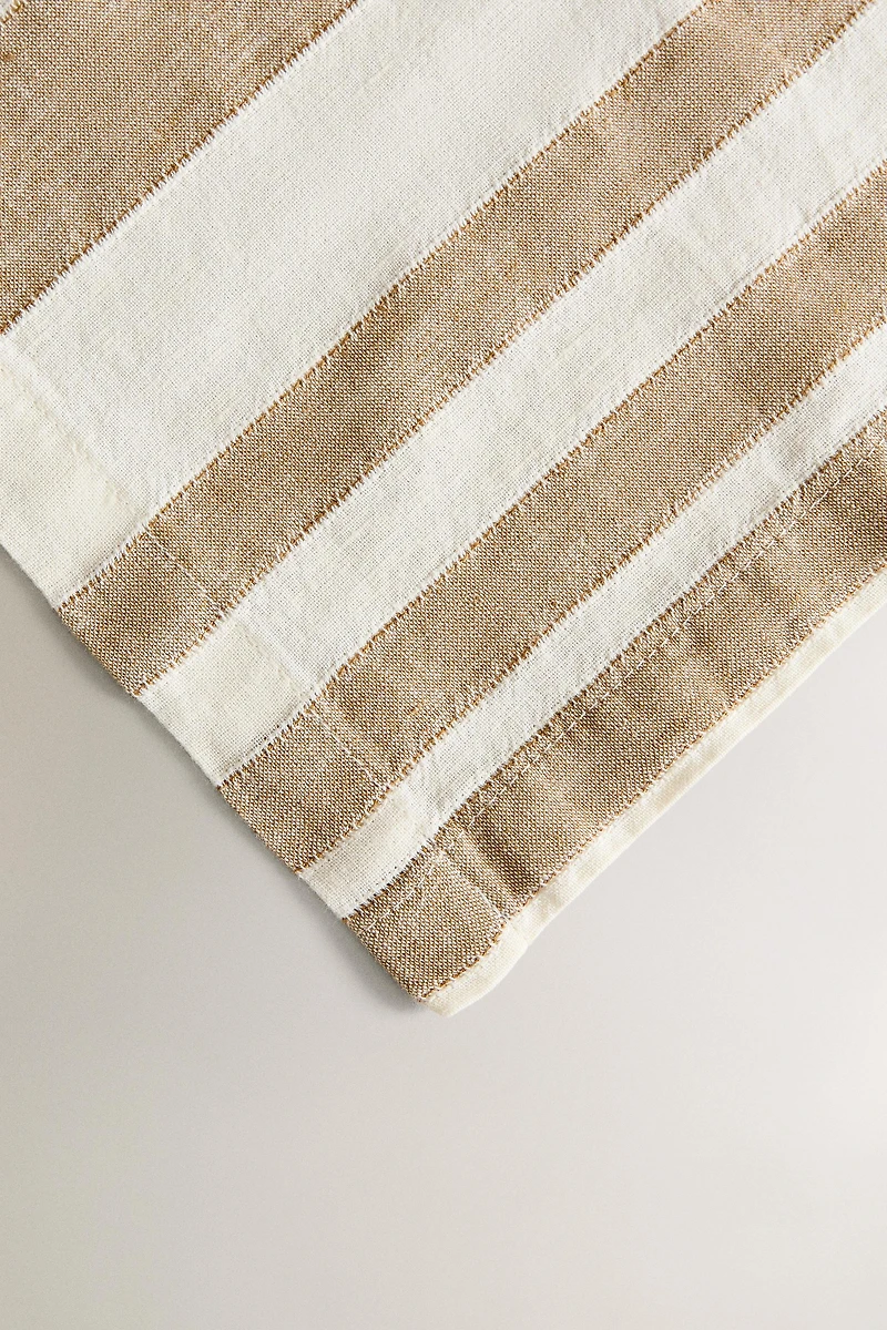 SET OF STRIPED LINEN NAPKINS (SET OF 2)