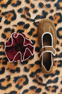 BALLERINES SPORT EN DAIM
