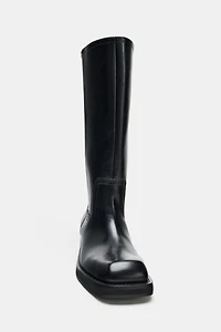 FLAT HIGH SHAFT BOOTS