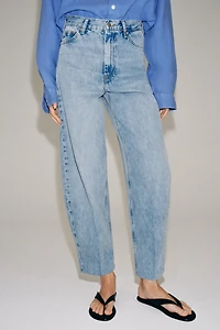 ZW COLLECTION HIGH WAIST TAPERED JEANS