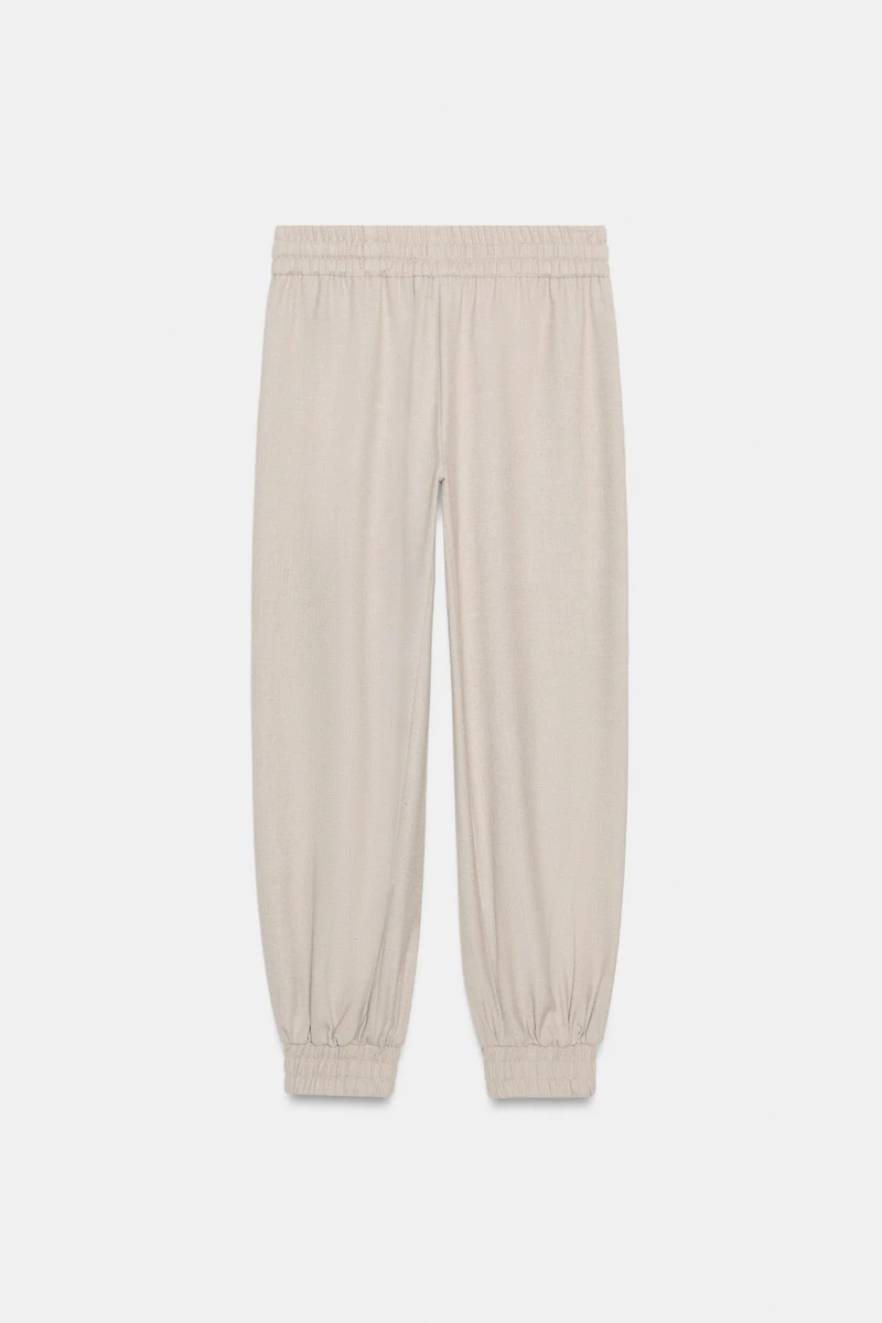 JOGGER PANTS WITH ELASTIC CUFFS
