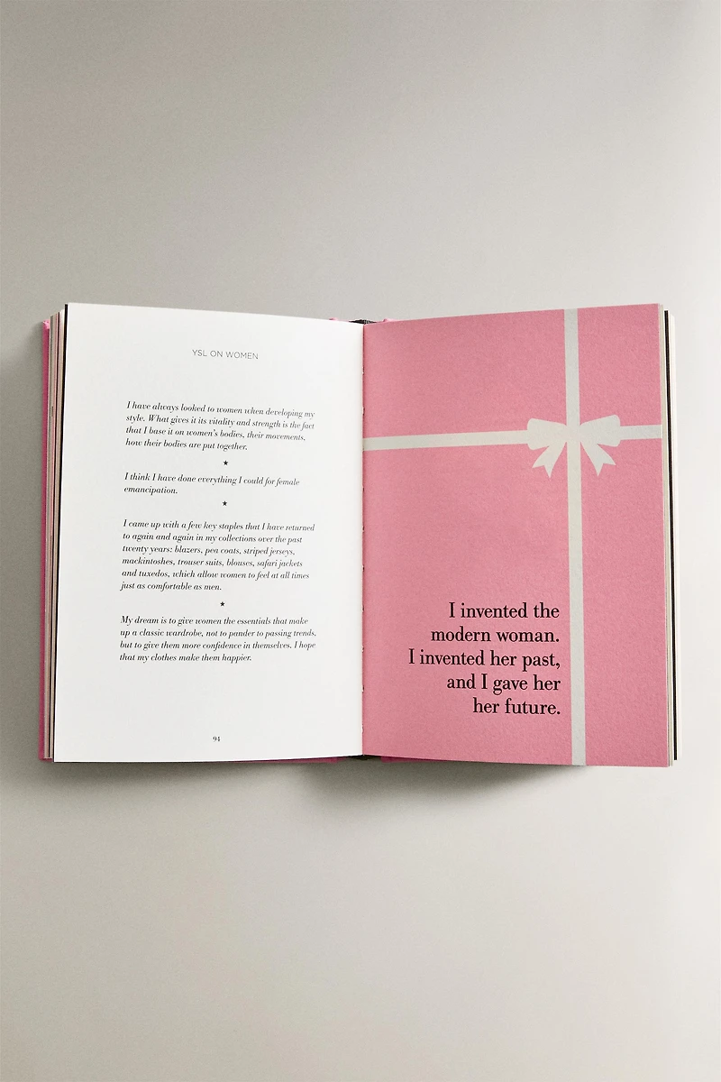 THE WORLD ACCORDING TO YSL BOOK