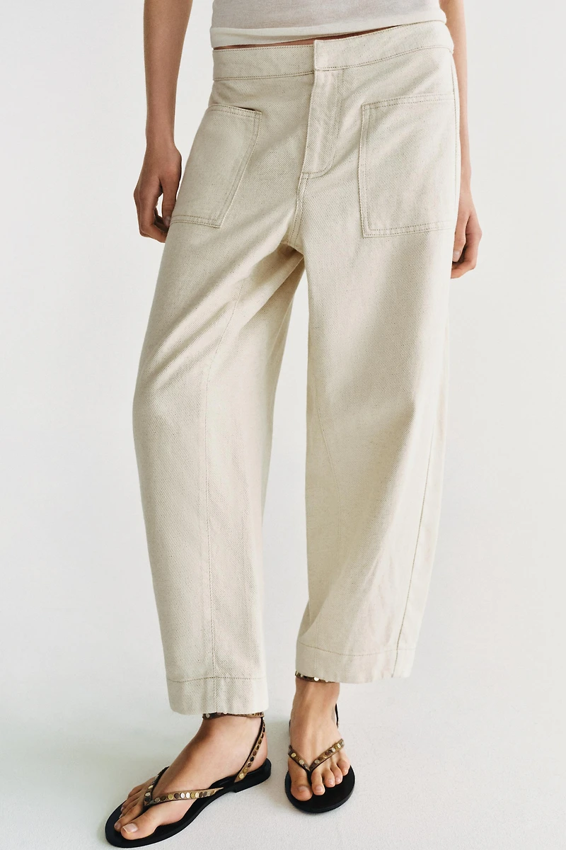ZW COLLECTION BARREL PANTS