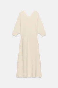 ROBE MI-LONGUE EN MAILLE