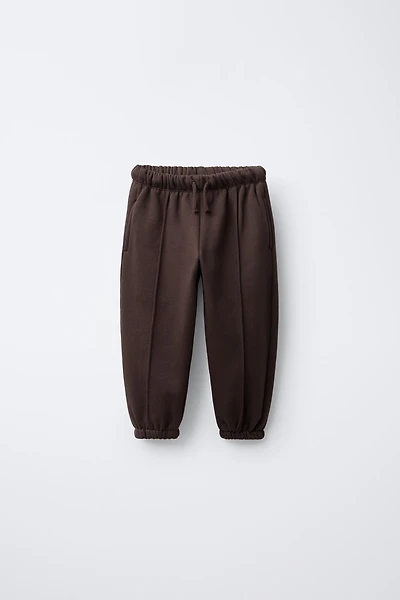 FLEECE-LINED BALLOON PANTS