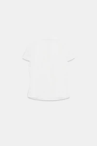 RUCHED FITTED SHIRT