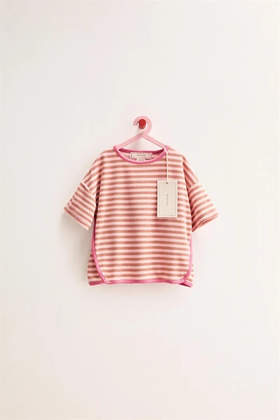 ZARA TIMELESS - STRIPED TOWEL T-SHIRT