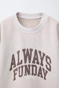 TEXT PRINT T-SHIRT