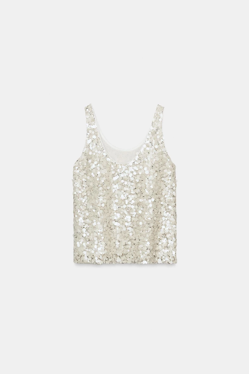 SEQUIN TANK TOP