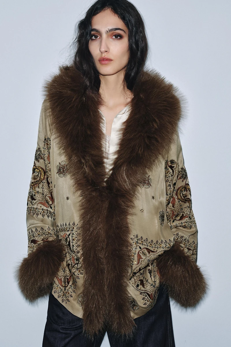 EMBROIDERED KIMONO ZW COLLECTION LIMITED EDITION