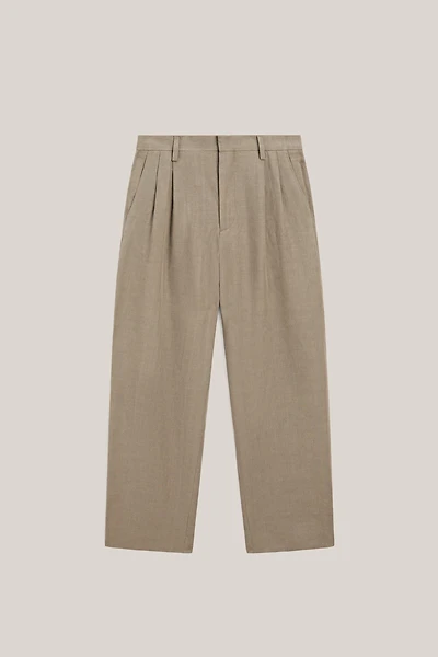 Pantalon double pince lin - LIMITED EDITION