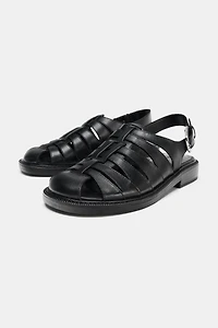 SALOMÉS DÉCOLLETÉES EN CUIR