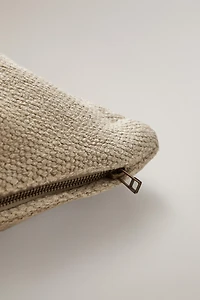 PLAIN LINEN THROW PILLOW COVER