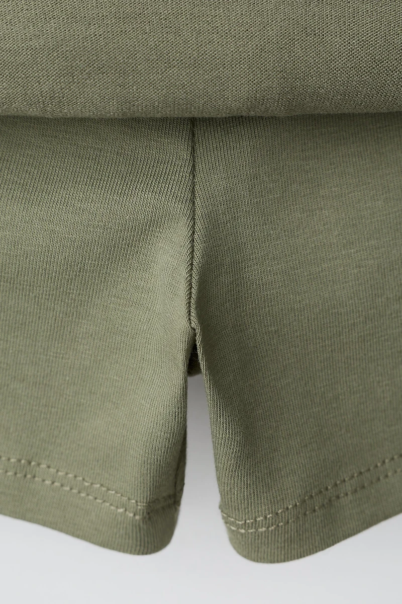 RUFFLED FOLDED-WAIST SKORT