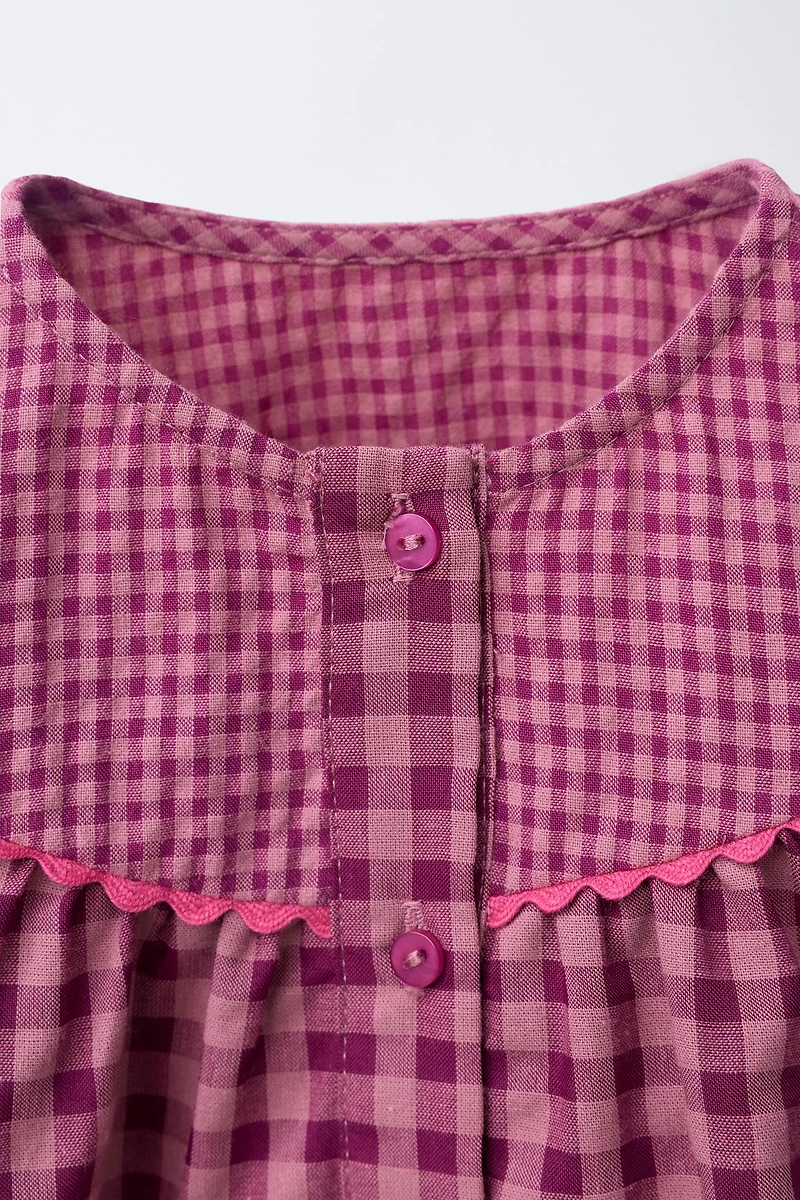 CHEMISE À CARREAUX VICHY