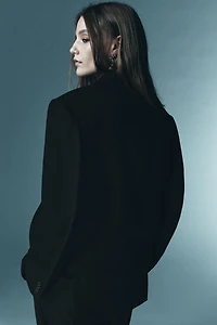 LIMITED EDITION WOOL PLEATED PANTS