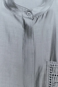 EMBROIDERED POCKET SHIRT ZW COLLECTION