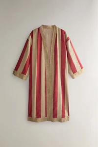 ROBE DE CHAMBRE À MOTIFS MIXTES | KATHARINE POLE