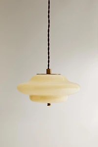 SMALL GLASS CEILING LAMP