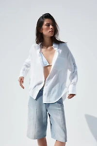 CHEMISE OVERSIZE EN GASE